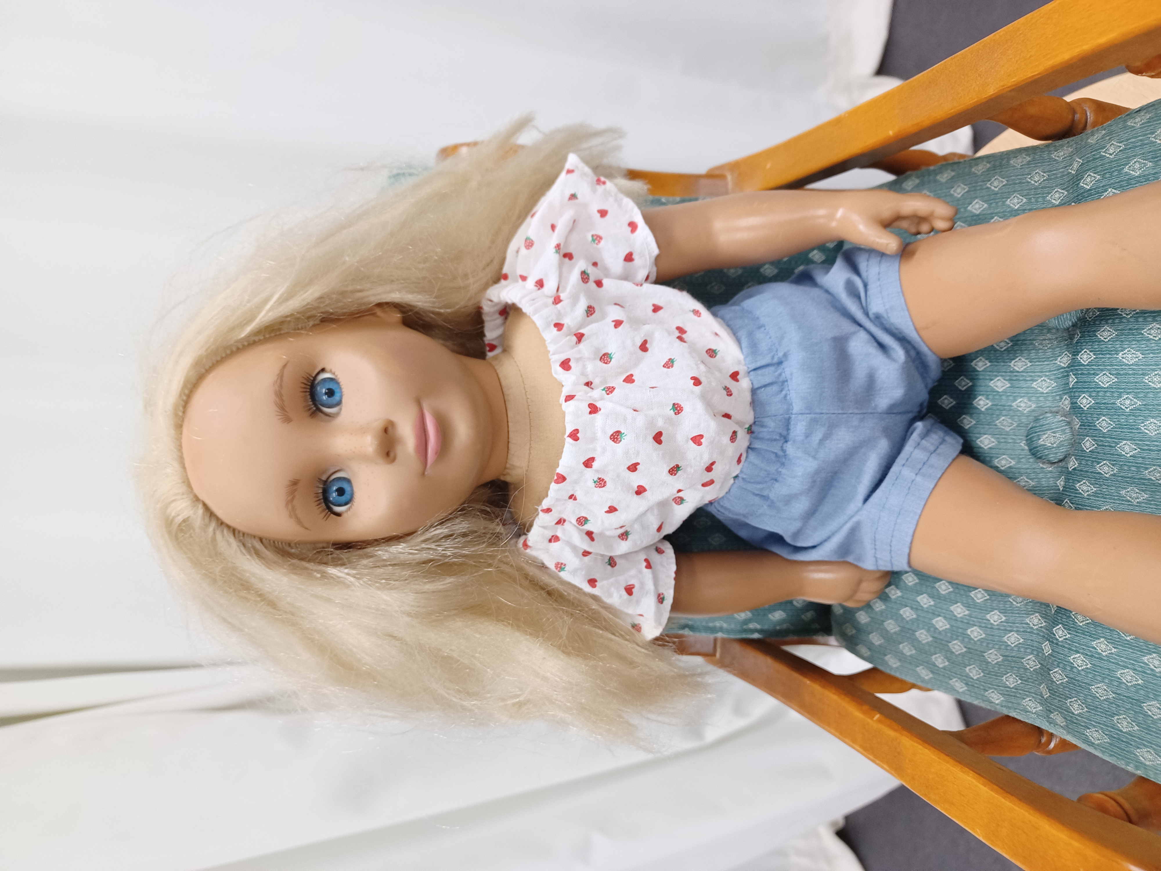 Strawberry and Heart Blouse - Doll