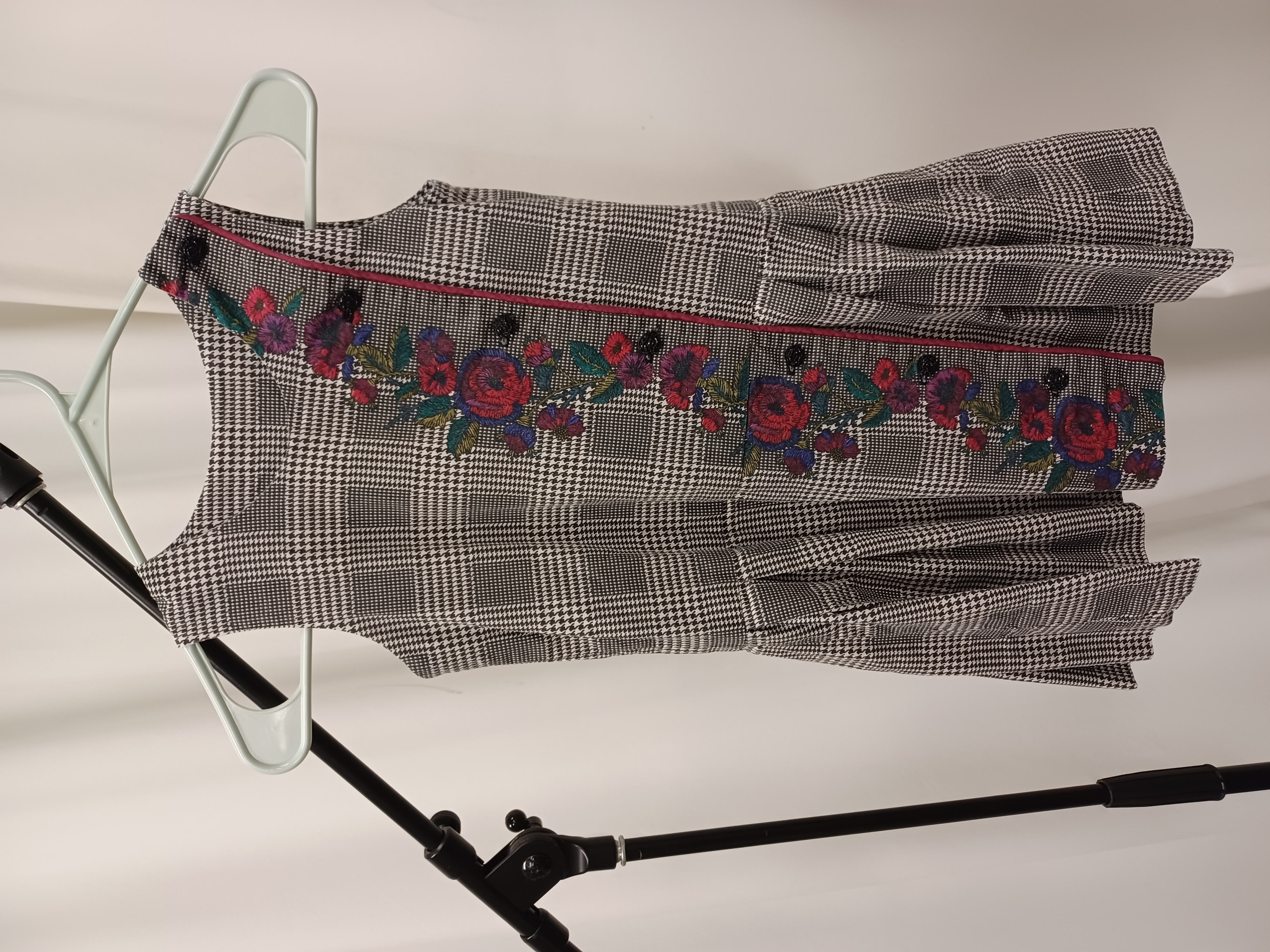 Houndstooth Pinafore