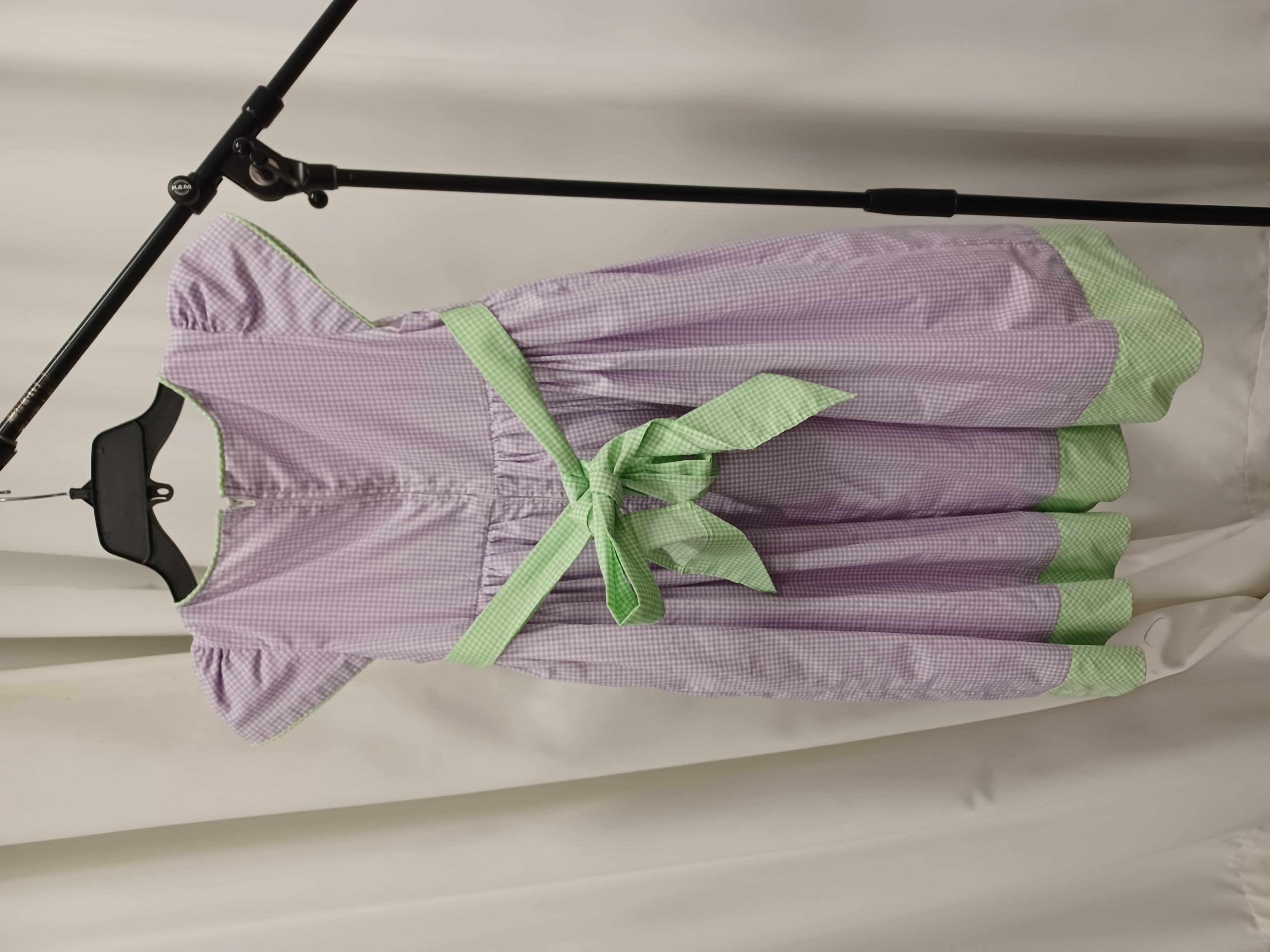 Purple Gingham Dress