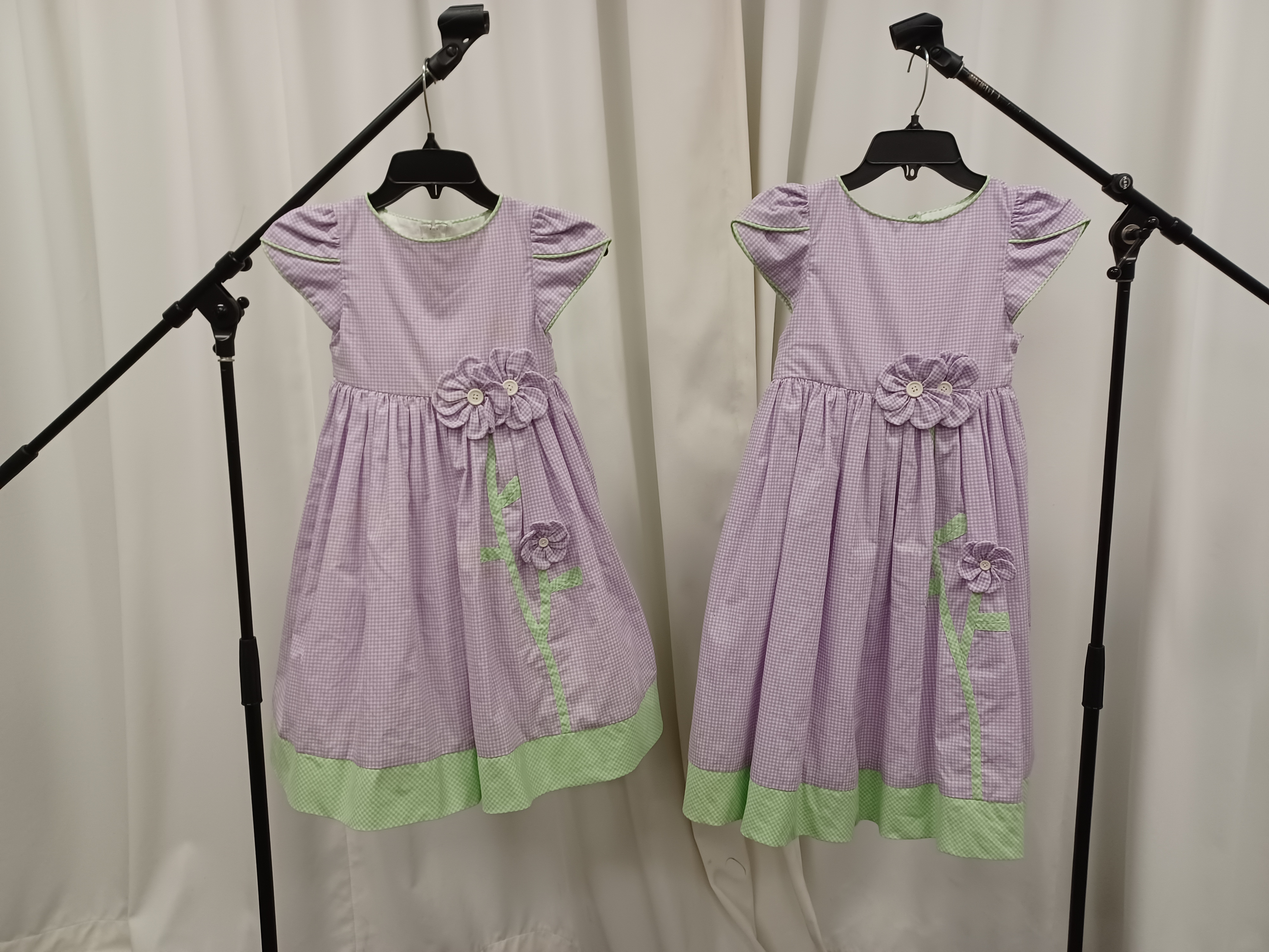 Purple Gingham Dress